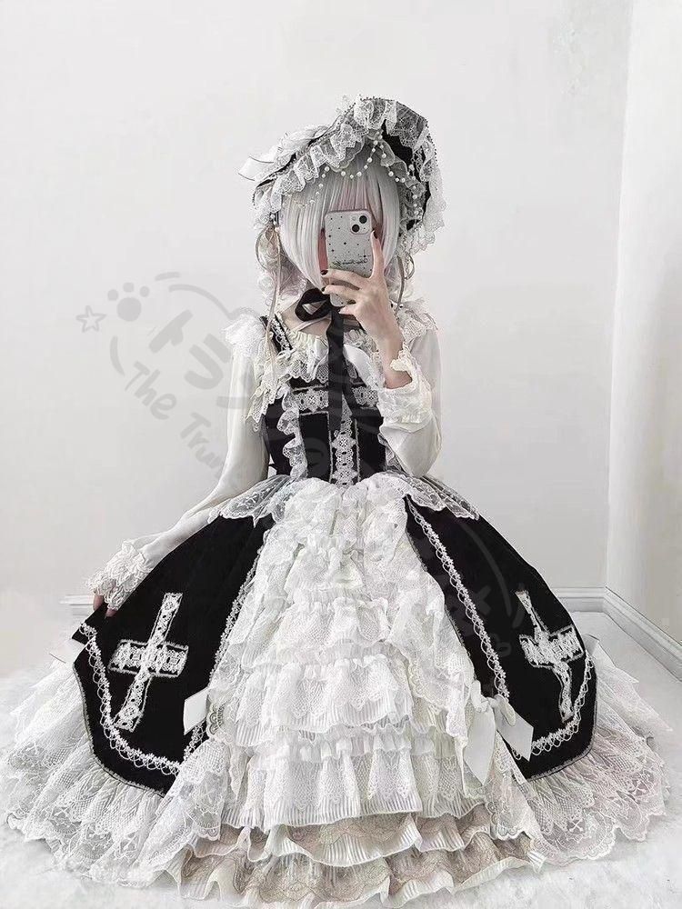 新年 用コスプレ衣装 ロリータ オリジナ洋ワンピーかわいドレゴスロK 44撮影舞イベント