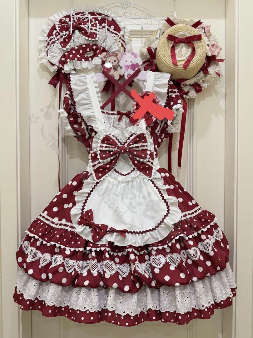 新年 用コスプレ衣装 韓嬢＃巧苺ぼぼ ゴスロリロリータドレO半甘ロメイド服