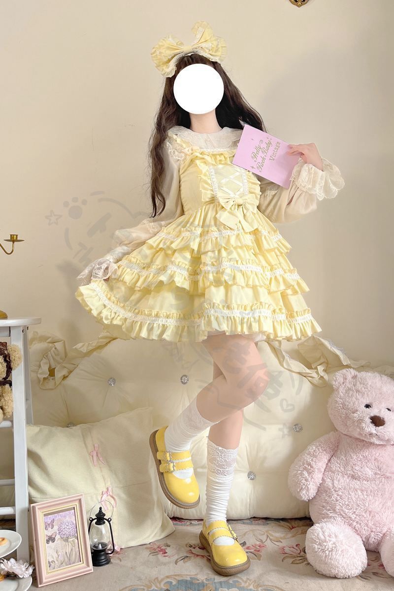 スタイJS吊りスカーショート＆ロング多色展甘ロリ日常＆特別イベント用