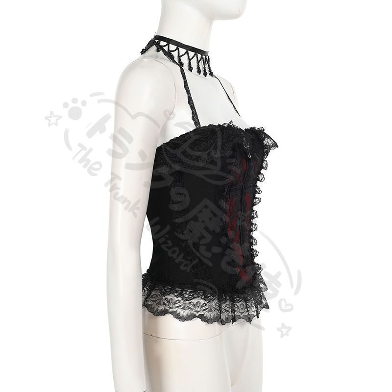 衣公爵夫人ホルターネックトップス