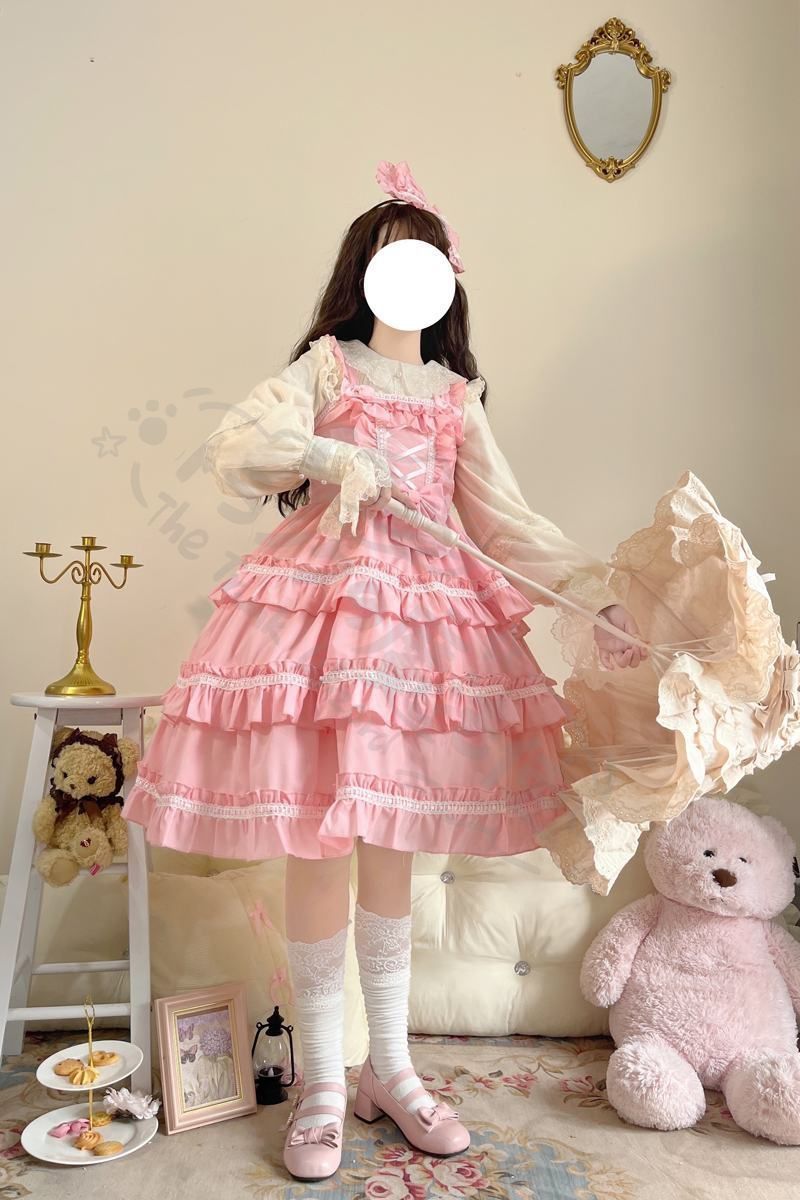 用コスプレ衣装 オリジナルデザイ雲層フリLolitワンピーレディー