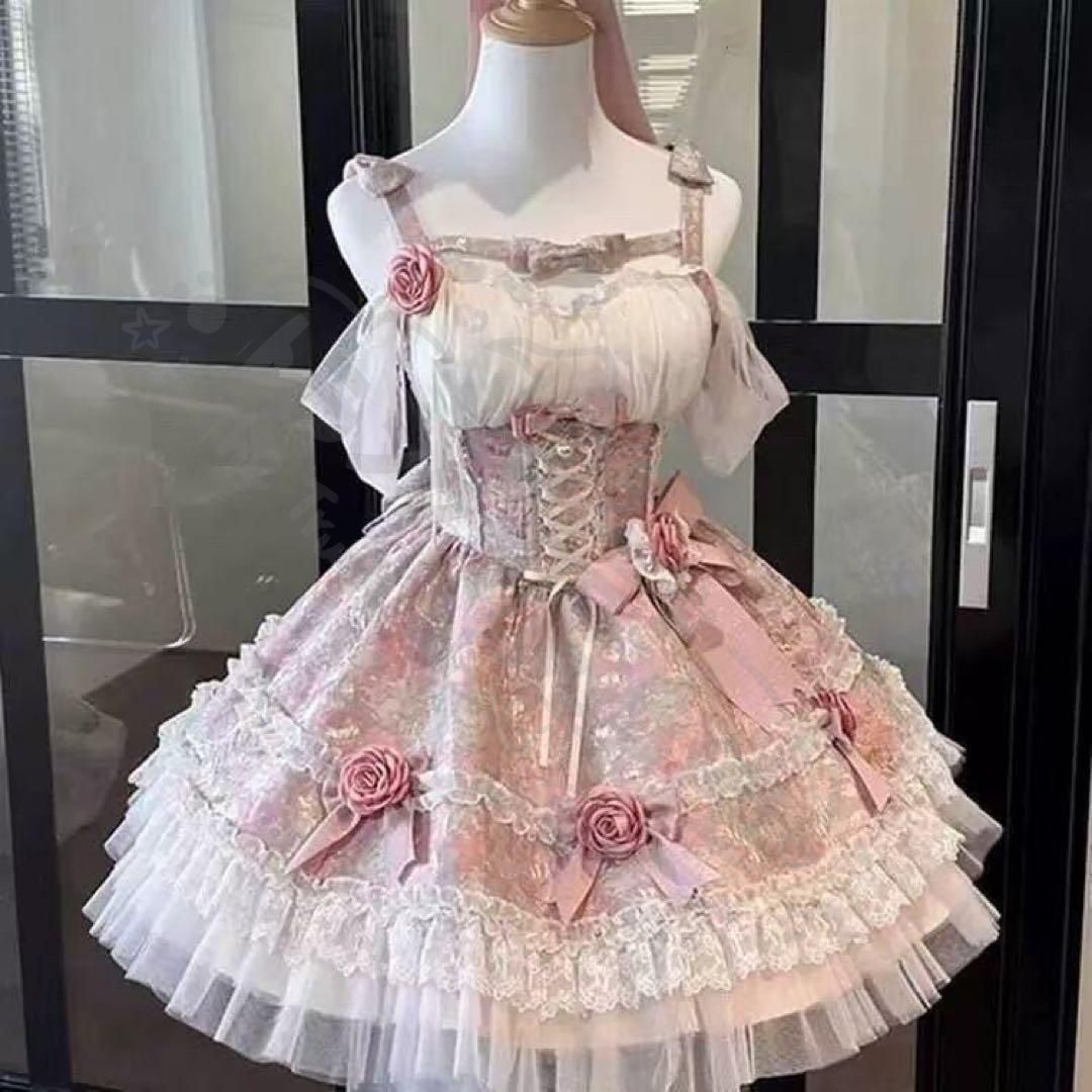 新年 用コスプレ衣装 お嬢コスプメイド衣ワンピー ドレフェロリー仮装