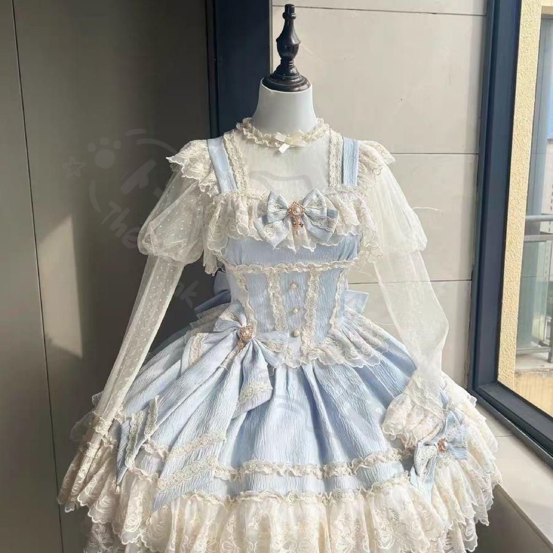 新年クリスマス用コスプレ衣装 ゴスロロリータドレJSK甘ロロリィタドレ