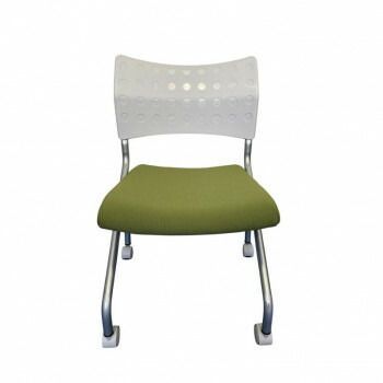  ポイント14倍 12 5 テーブルチェアー ネスティングチェアーDDグリーン2脚セット LMC ST GN2P ナチュラルチェア オフィスチェア ワークチェア 椅子 チェア