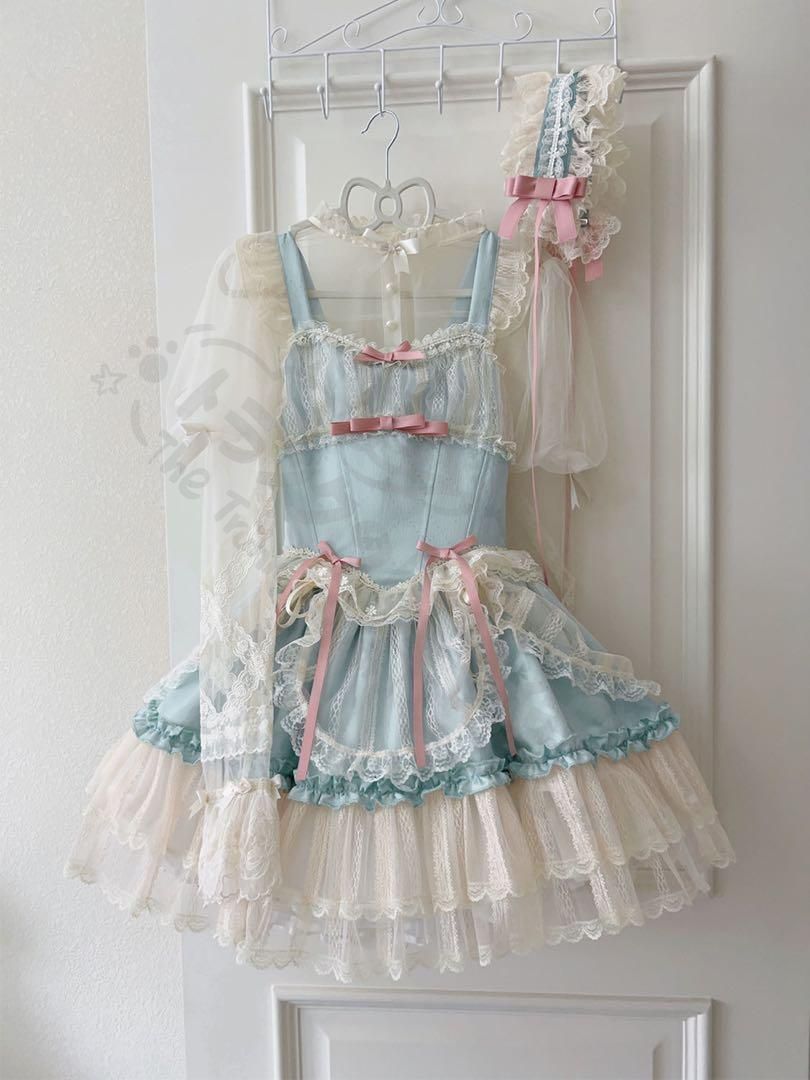 新年クリスマス用コスプレ衣装 ロリーJSKキャミソーリボゴスロ宮殿森