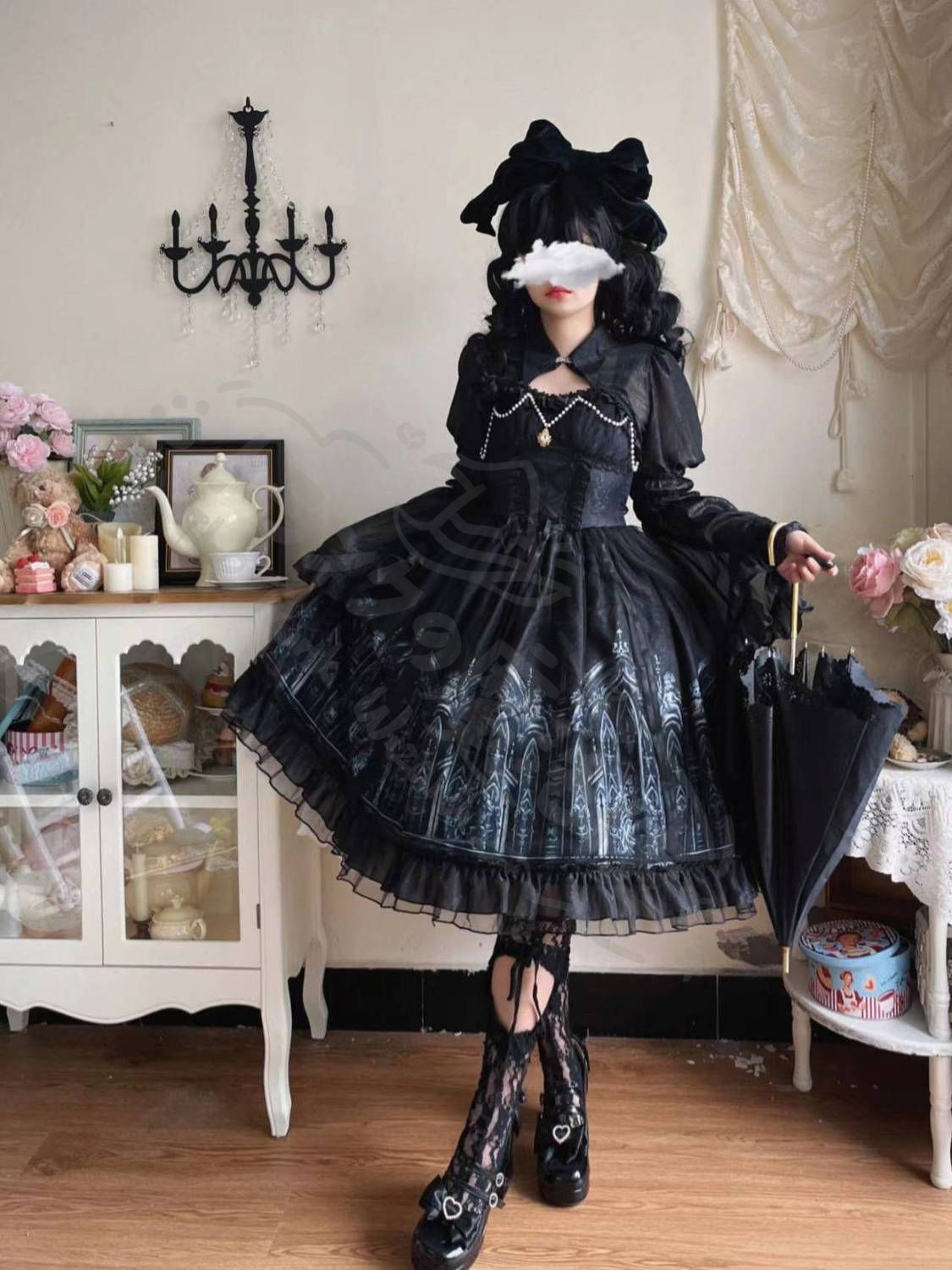 良い 新年クリスマス用コスプレ衣装 新オリジナルデザイ暗黒ゴシック