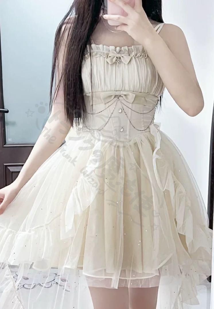 新年クリスマス用コスプレ衣装 ゴスロリドレポラリスライトドレス