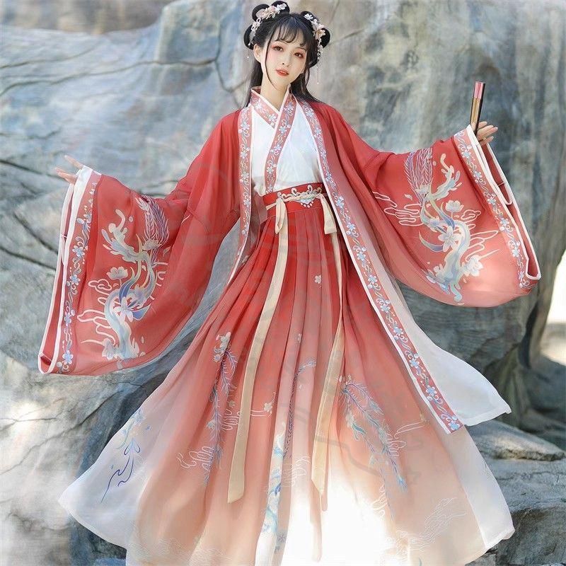 新年 用コスプレ衣装 豪華刺漢かんふ古風衣レトロ中華ロリーコスプワンピー唐仙女中華 美しい刺繍