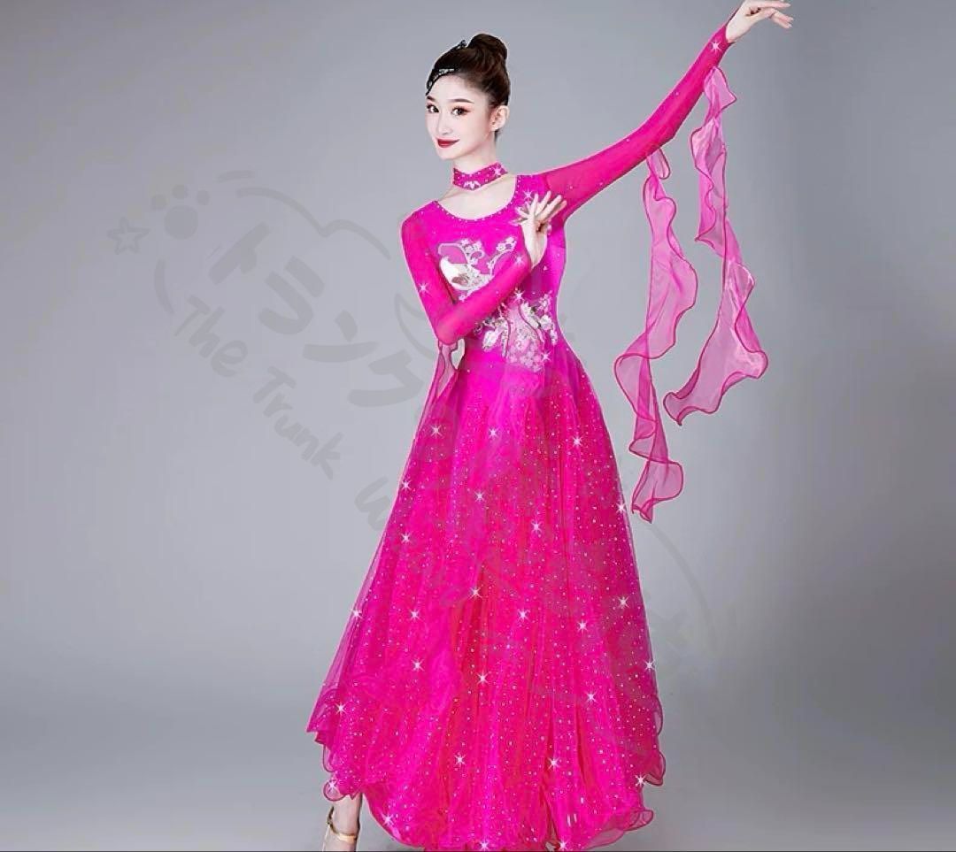 節約 新年クリスマス用コスプレ衣装 華やかなスタンダードドレス