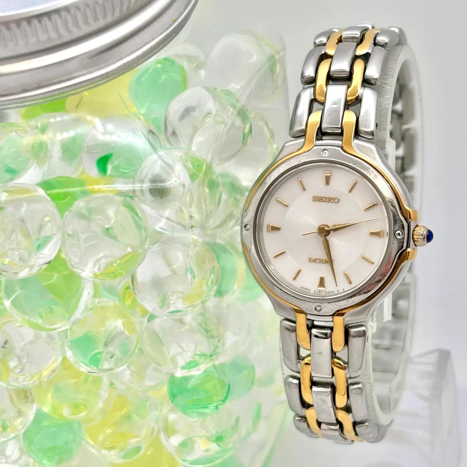 未使用　レディース　腕時計　SEIKO ジョイフル　稼働　新品電池 新品電池】SEIKO セイコー EXCELINE エクセリーヌ レディース 腕時計