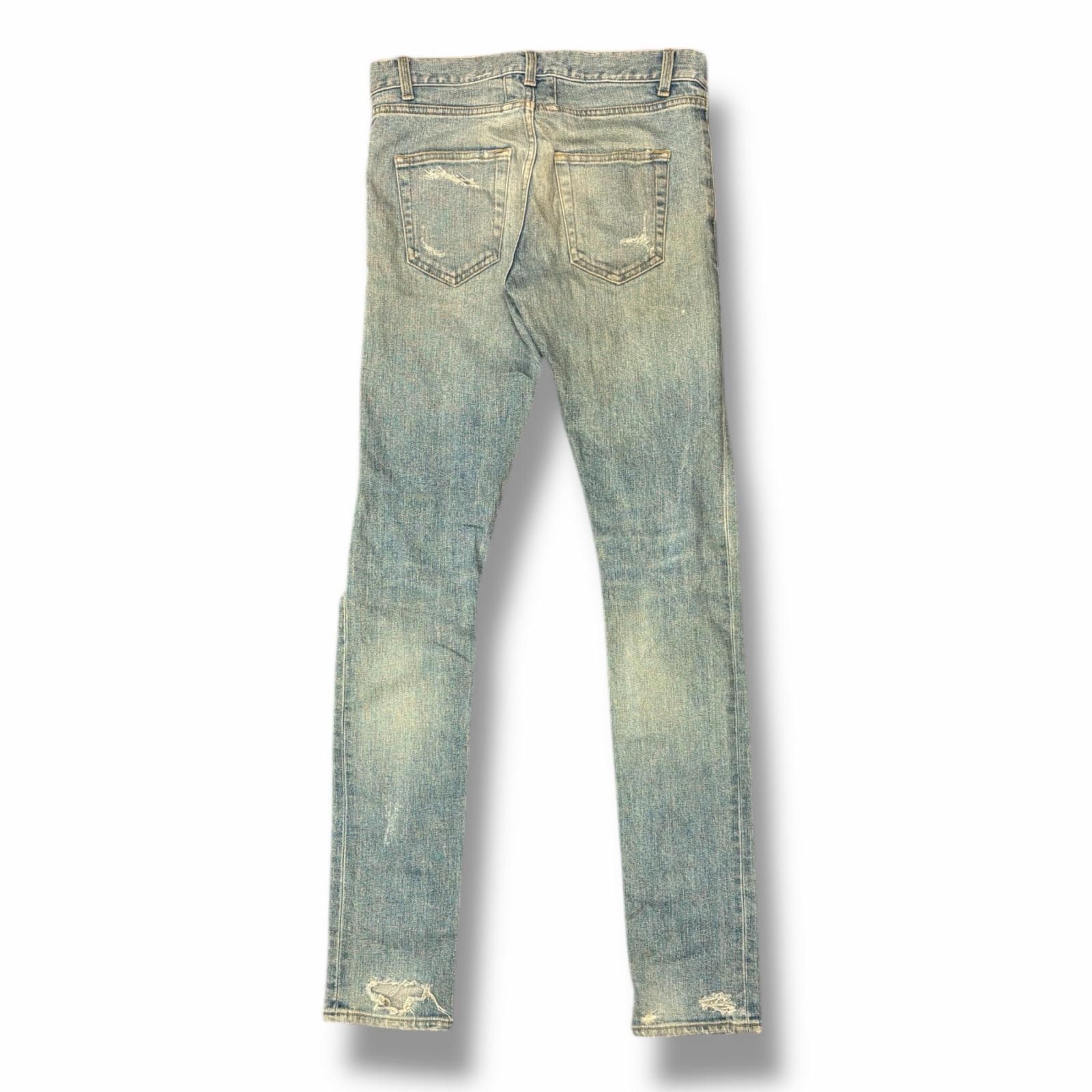 Saint Laurent Paris 2015 w26 デストロイデニム SAINT LAURENT PARIS 15AW Destroyed Skinny Jeans デストロイスキニー