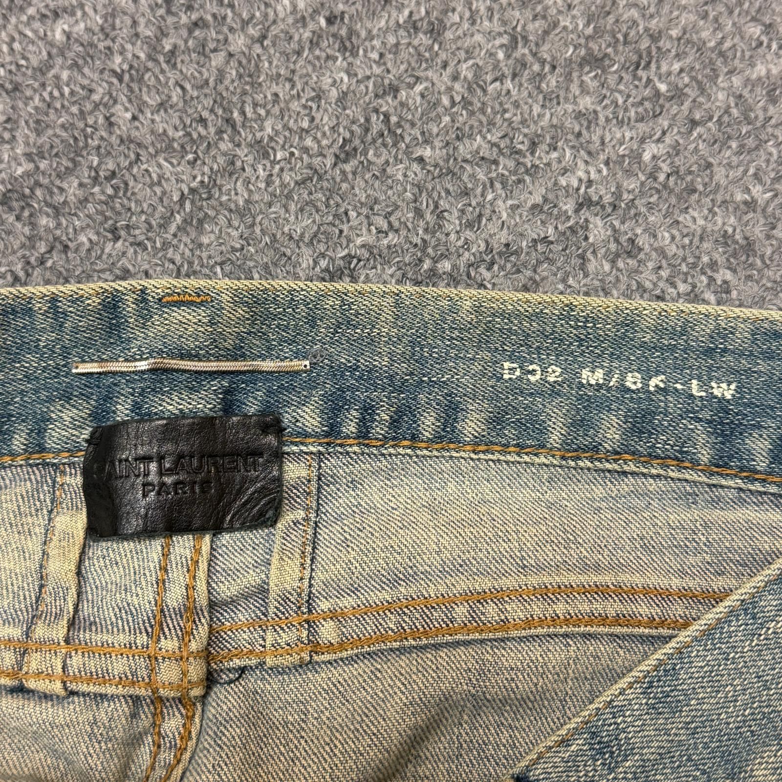 SAINT LAURENT PARIS 15AW Destroyed Skinny Jeans デストロイスキニー