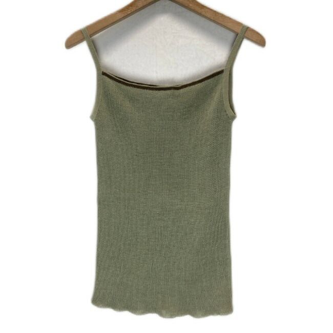 ISSEY MIYAKE キャミソール 70 s-80 s 70年代-80年代 オールスタイルタグ リネン 無地 ビスチェ シンプル サマーニット ドメスティック 古着