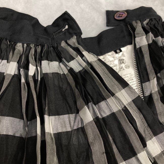 tricot COMME des GARCONS スカート ミモレ丈 フレアスカート シフォン