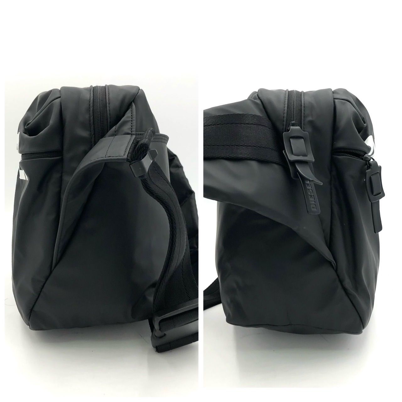DIESEL ディーゼル ボディバッグ ウエストバッグ 黒 ブラック - メルカリ
