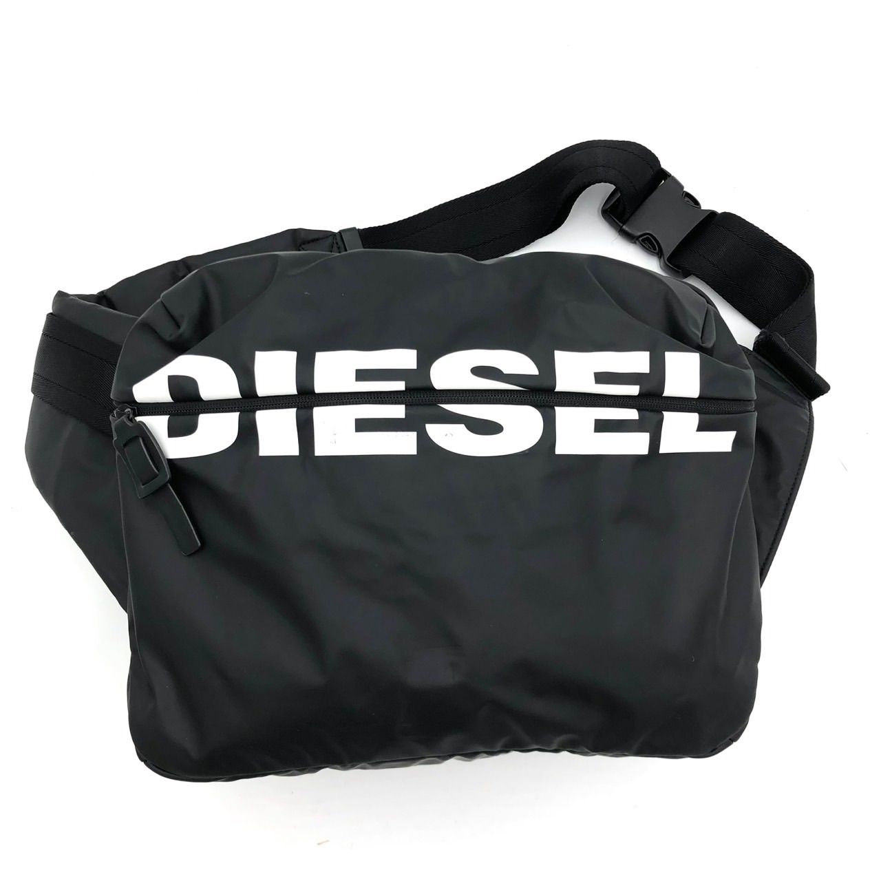 DIESEL ディーゼル ボディバッグ ウエストバッグ 黒 ブラック - メルカリ