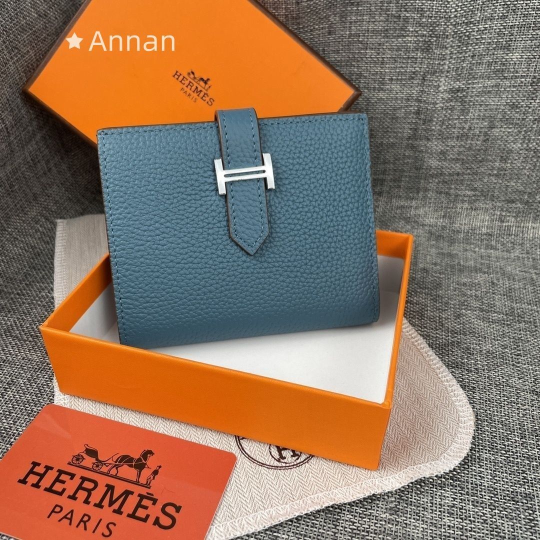 お洒落 HERMES エルメス 折り財布 小銭入れ