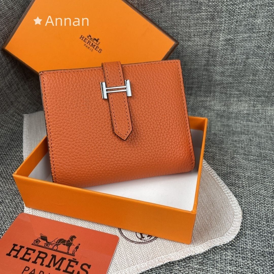 激 HERMES エルメス 折り財布 小銭入れ