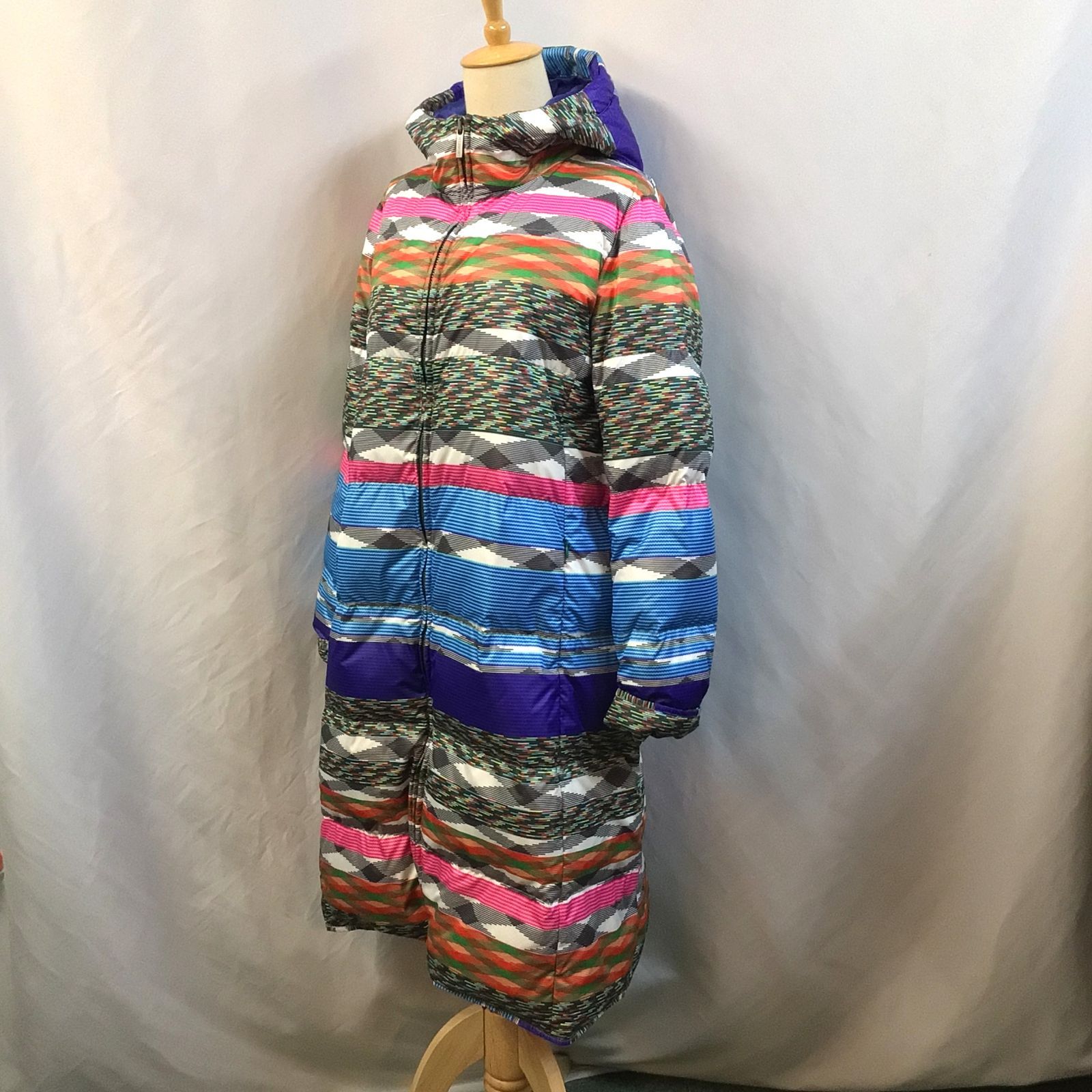 MISSONI ミッソーニ マルチカラー ロング ダウン コート アウター