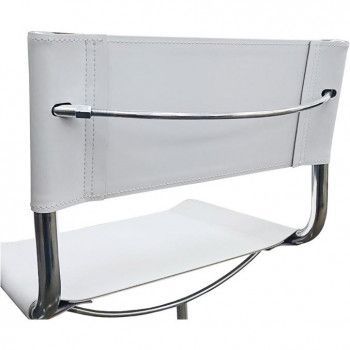 テーブルチェアー カンチレバーチェアーホワイト2脚セット