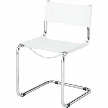 ポイント14倍 12 5 テーブルチェアー カンチレバーチェアーホワイト2脚セット LFP 001 WH 2 P