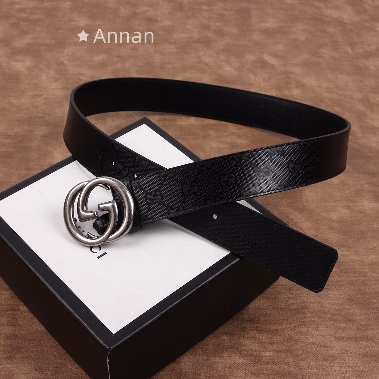 大 GUCCI グッチ GG ベルト メンズ 本革