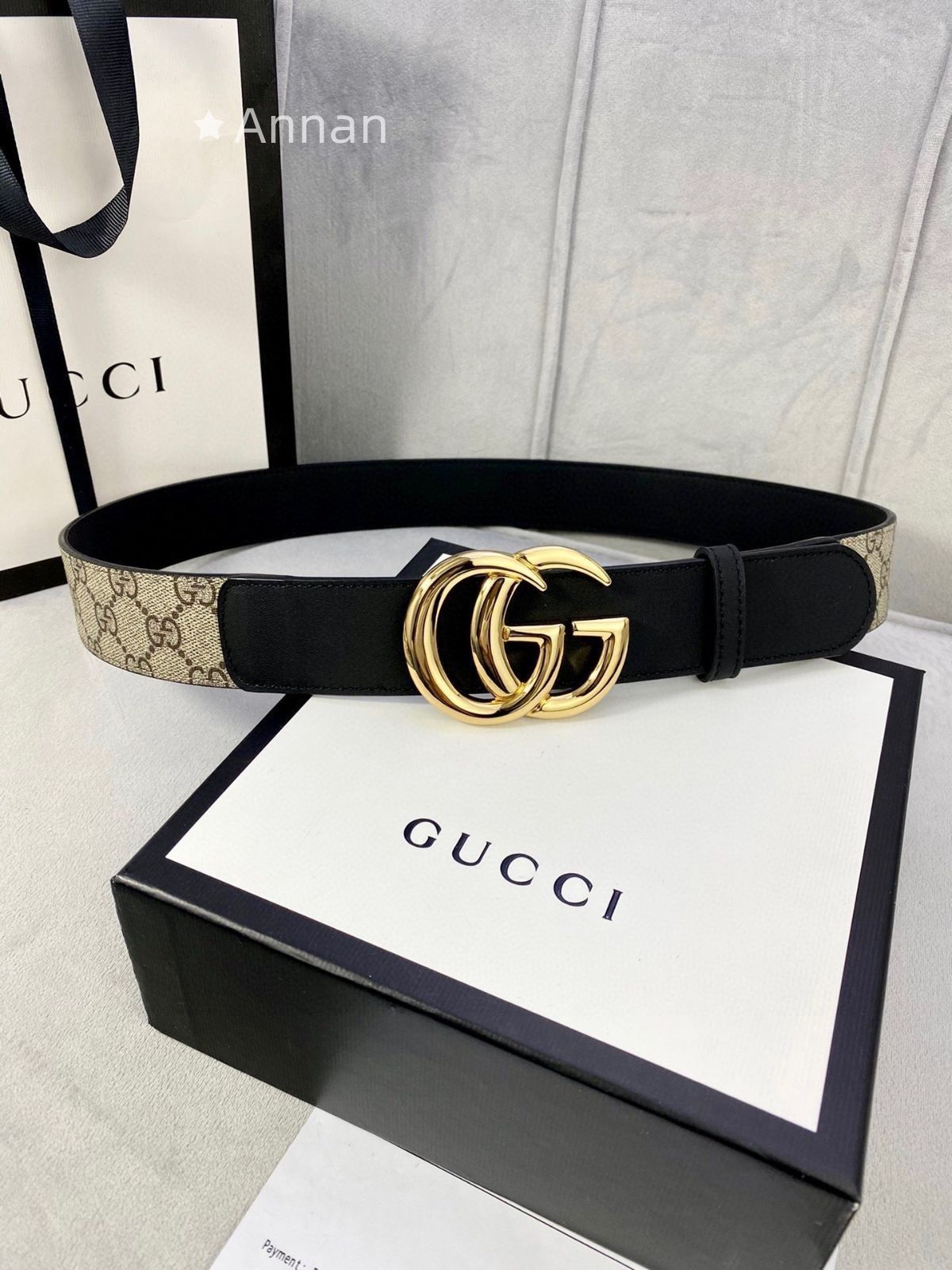 極美品GUCCI GGモノグラム ベルト 実用性 【極美品】GUCCI グッチ GG ベルト メンズ 本革 - メルカリ