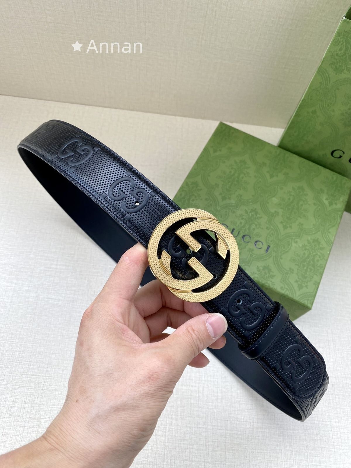 即 GUCCI グッチ GG ベルト メンズ 本革