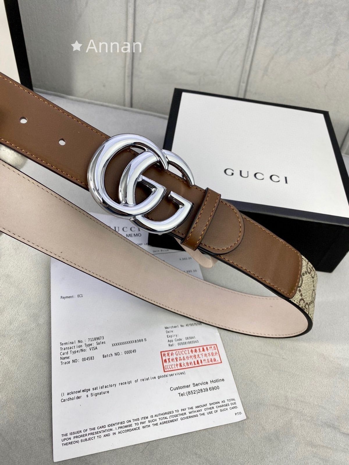 限定】送料無料 GUCCI グッチ GG ベルト メンズ 本革 - メルカリ
