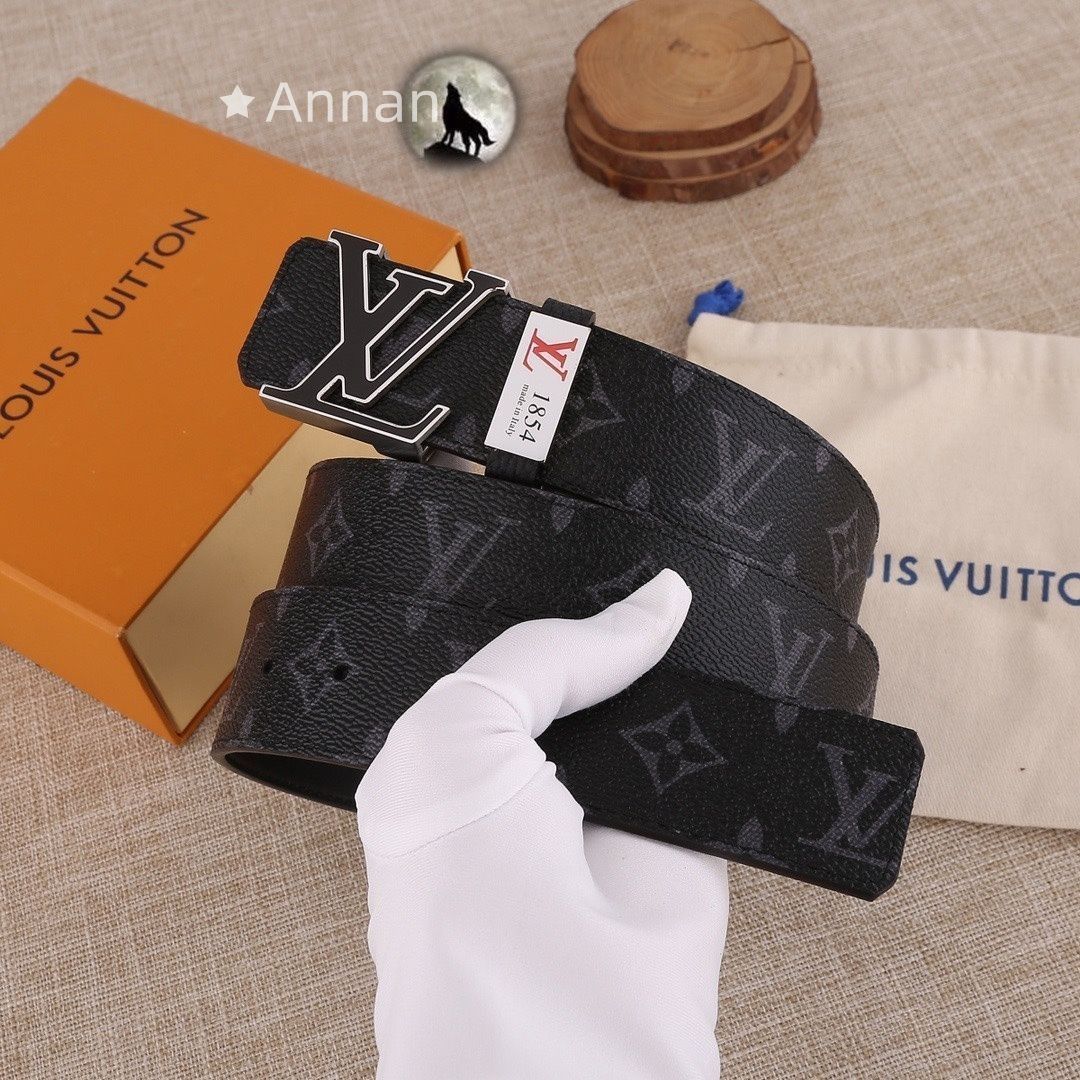 お洒落 即 LV LOUIS VUITTON ルイヴィトン ベルト メンズ 本革