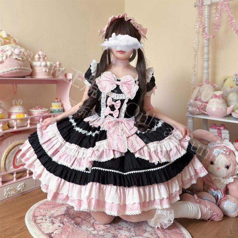コスチューム・コスプレ ロリータドレス 半袖 ワンピース レディース 