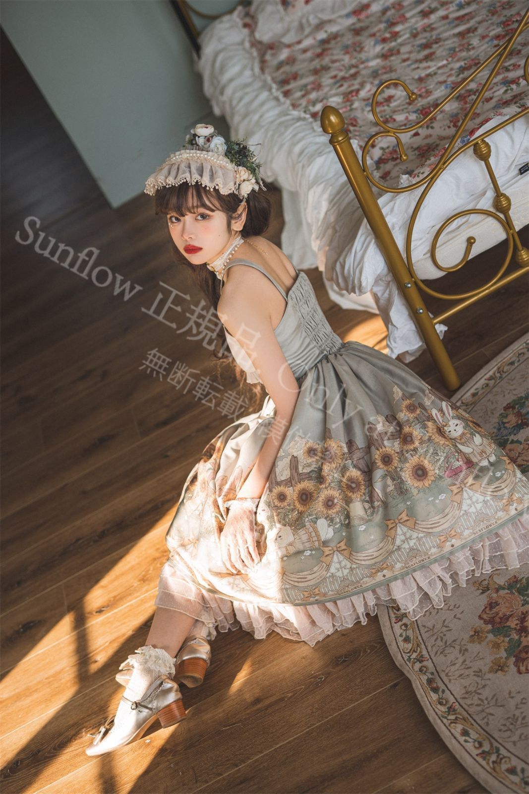 ロリータ ひまわり物語 ワンピース Lolita JSK 通販 文化祭 学園祭