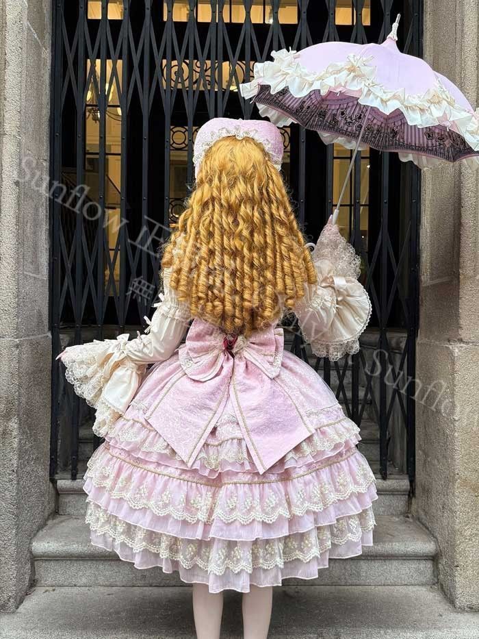 特価 再販」ロリータ ワンピース ゴスロリ Aライン ドレス ジャンパー