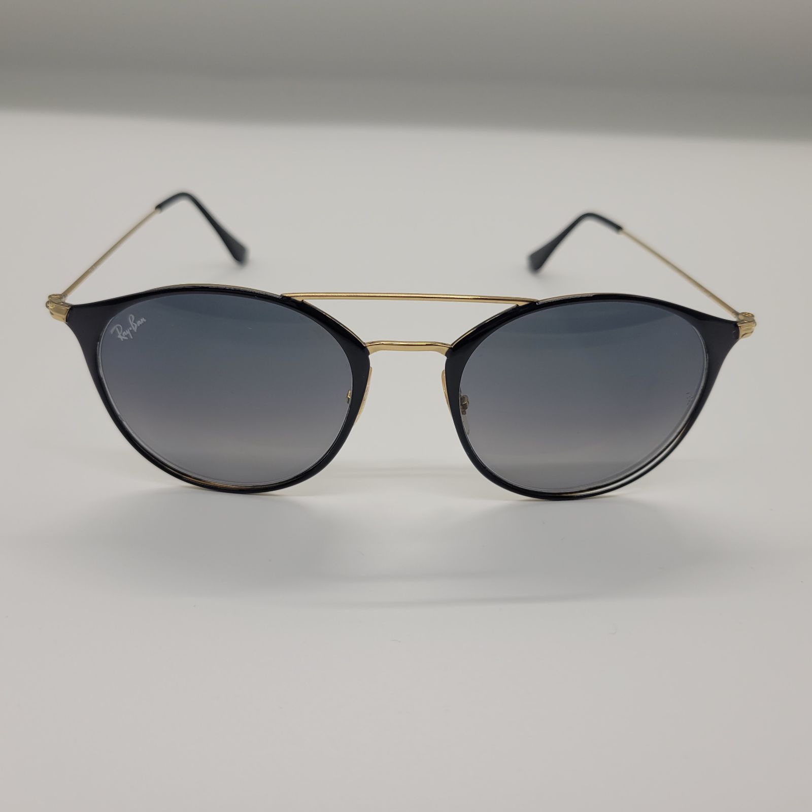 Ray-Ban レイバン ボストン型 ダブルブリッジ グレーグラデーション