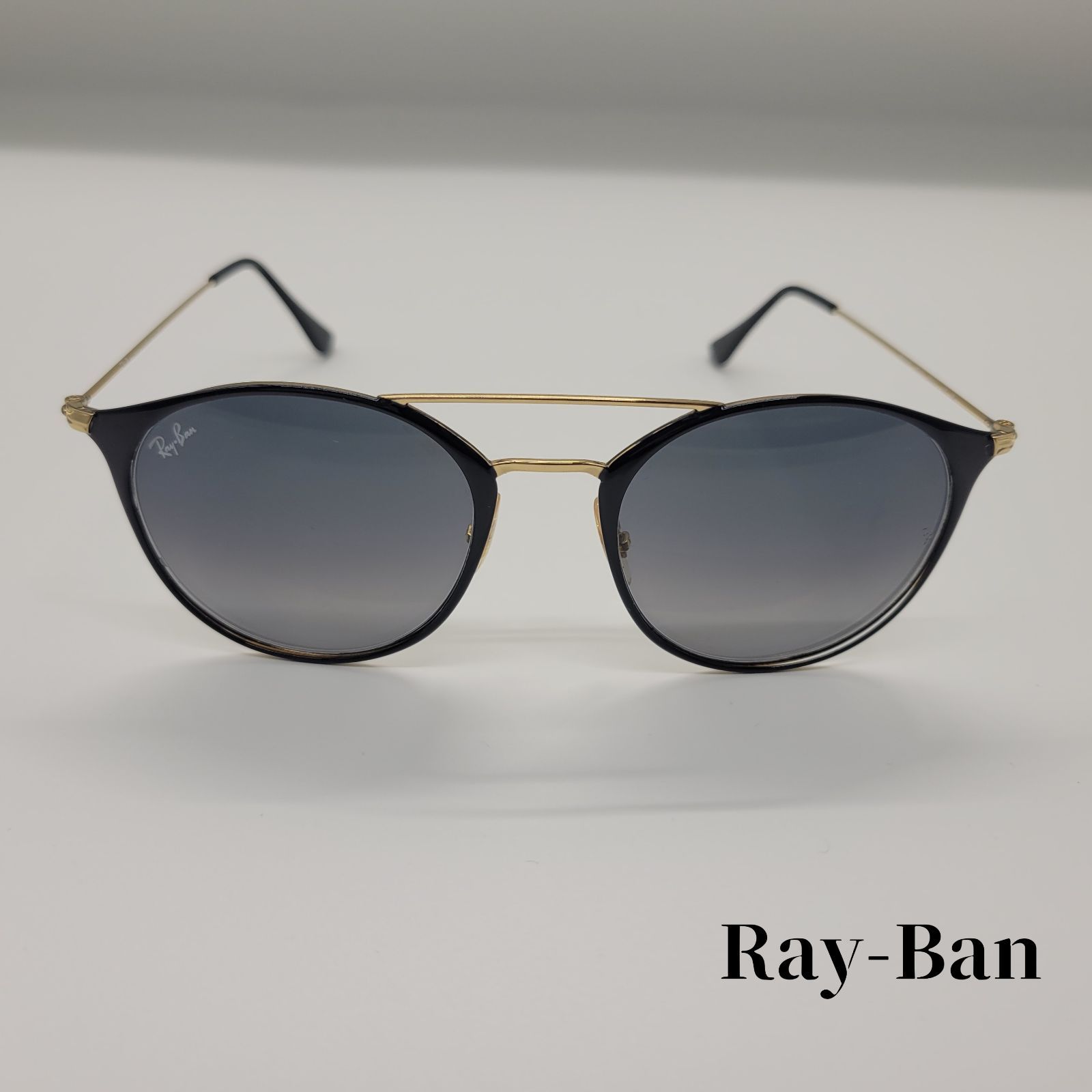 Ray-Ban レイバン ボストン型 ダブルブリッジ グレーグラデーション