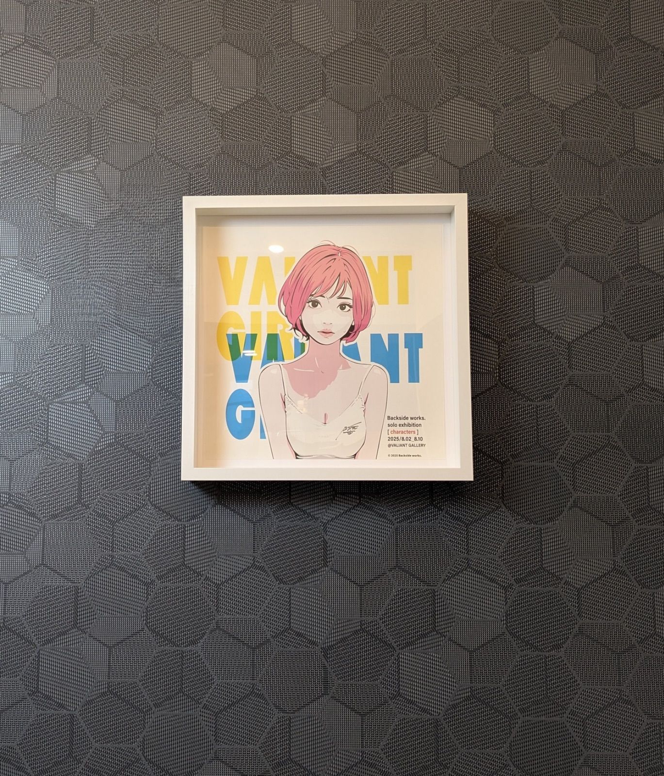 Backside works ポスター サイン入『characters』Valiant Girl 人気