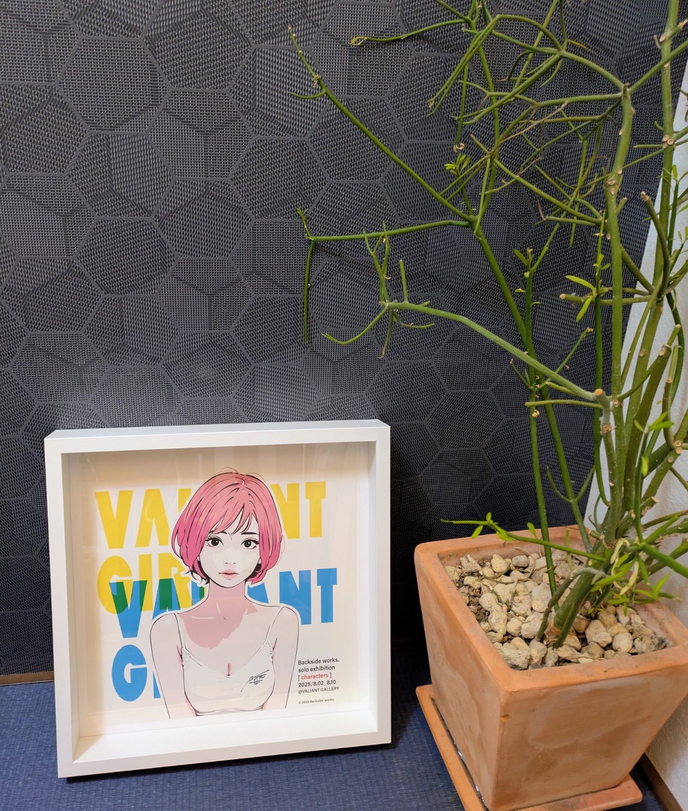 Backside works ポスター サイン入『characters』Valiant Girl 人気