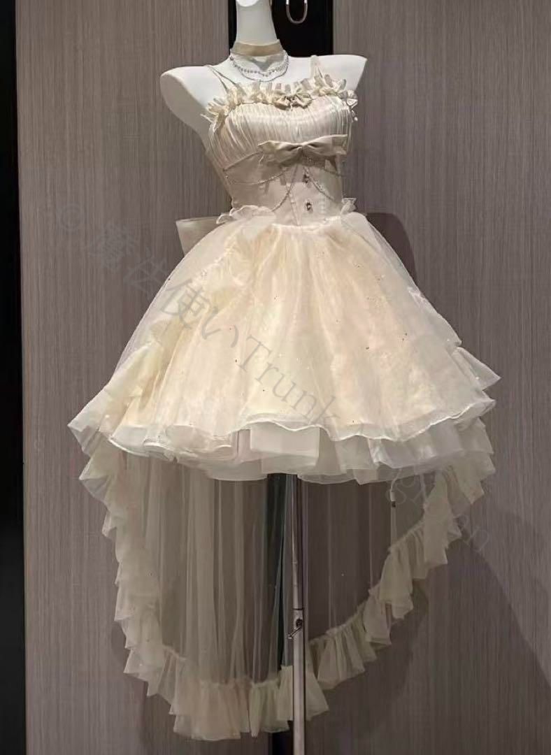 新年クリスマス用コスプレ衣装 ゴスロリドレス ポラリスライトドレス