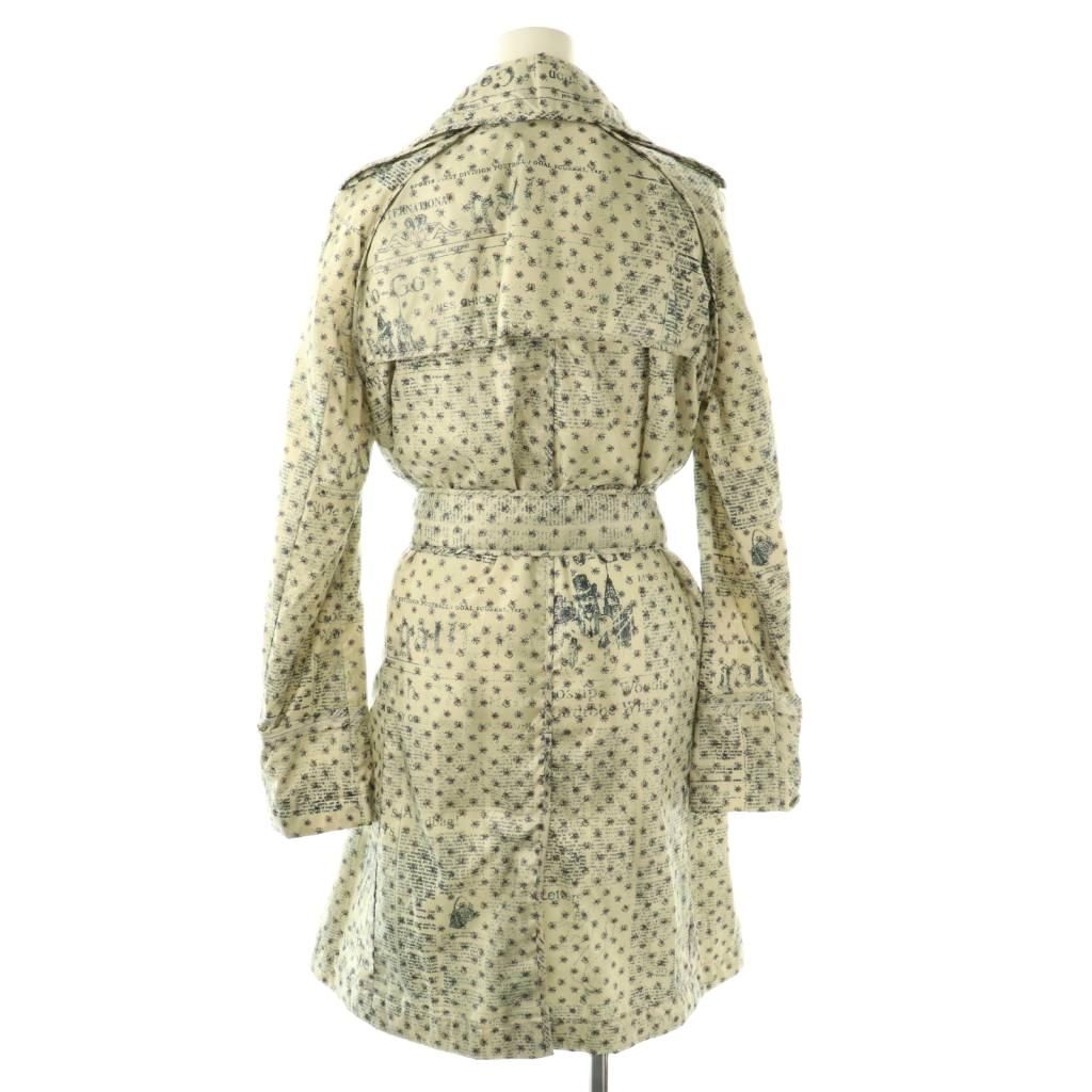 ジョンガリアーノ JOHN GALLIANO ニュースペーパー 中綿 コート