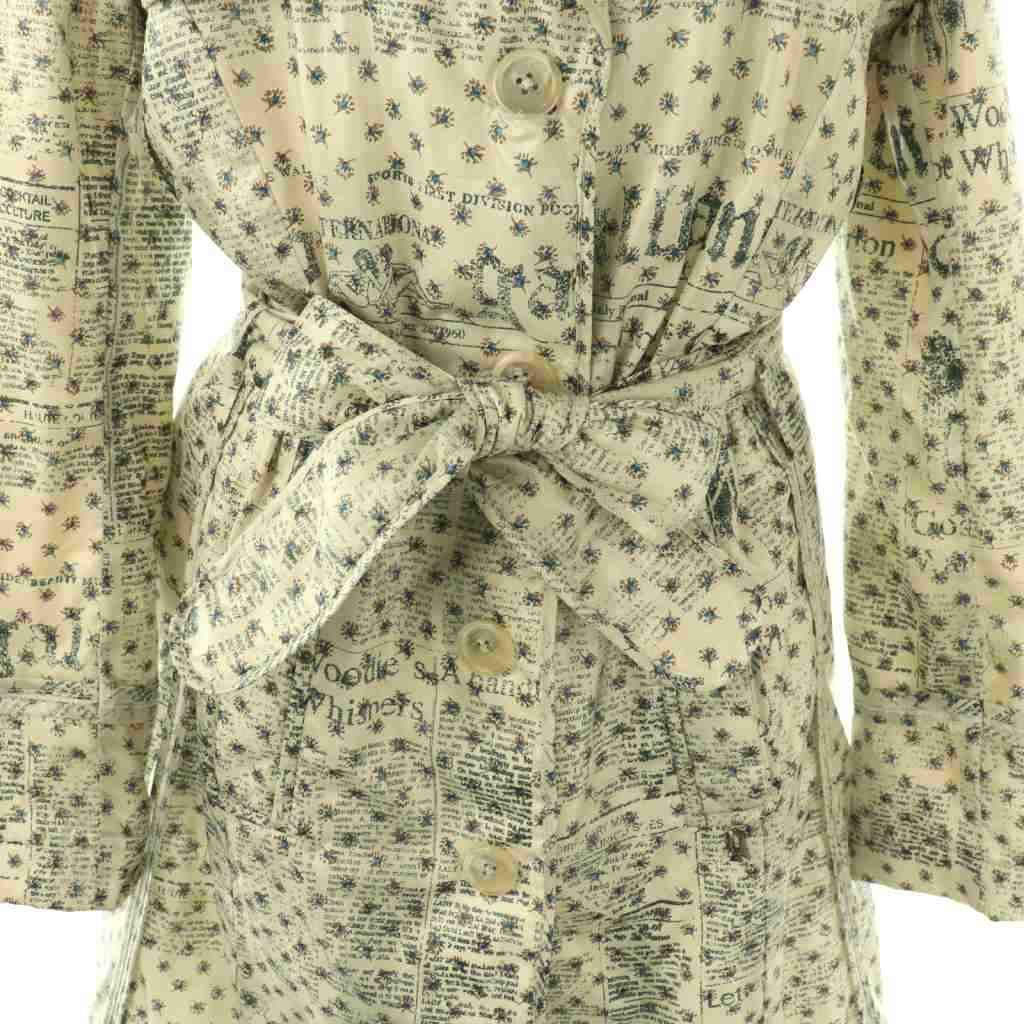 ジョンガリアーノ JOHN GALLIANO ニュースペーパー 中綿 コート