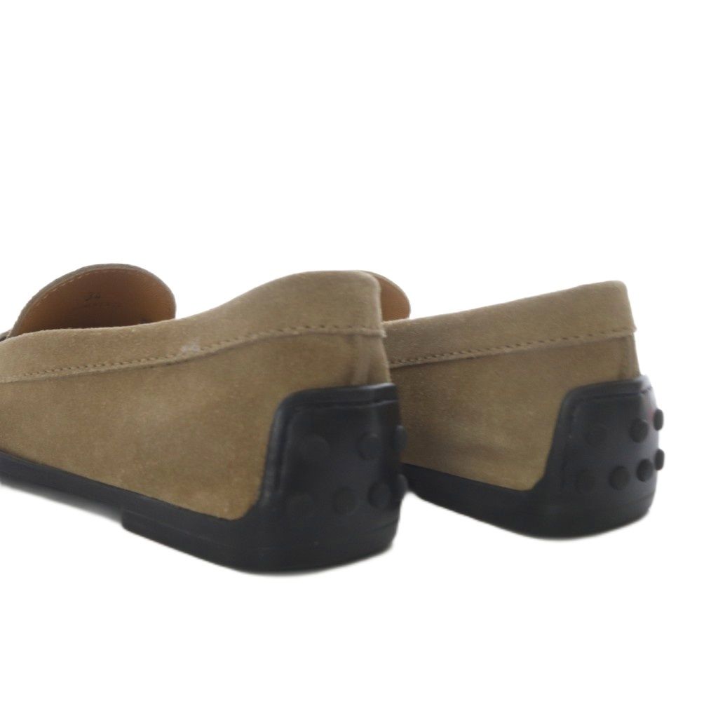 トッズ ドライビングシューズ 23.5 ローファー スリッポン ベージュ