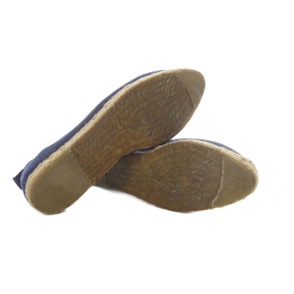 エルメス HERMES スリッポン フラット エスパドリーユ キャンバス 35