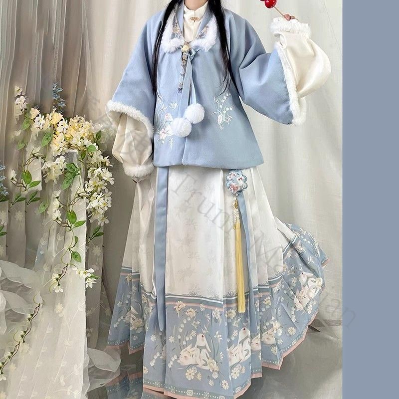 新年 用コスプレ衣装 漢服 コスプレ ワンピース 唐装 仙女服 中華風 コスプレ衣装 刺繍 可愛 民族風 制服 女装 舞台衣装 キャラクター衣装 雰囲気 お呼ばれ イベント 大人 舞台 新年会