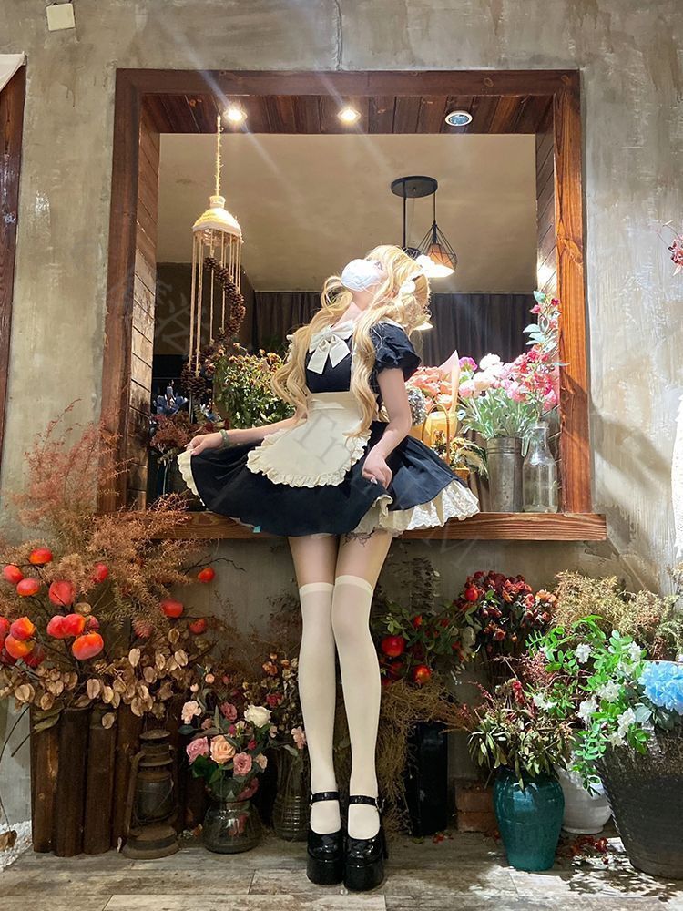 新年 用コスプレ衣装 ロリータ フィッシュテールドレス 優雅な女神風 ＆新年用礼服