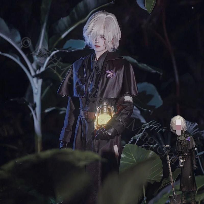 新年 コスプレ 衣装 墓守アンドール クレス AndrewKreiss 豪華9点セット 風衣 披肩 腰帯 手袋 胸花 ネックスカーフ 撮影会 仮装