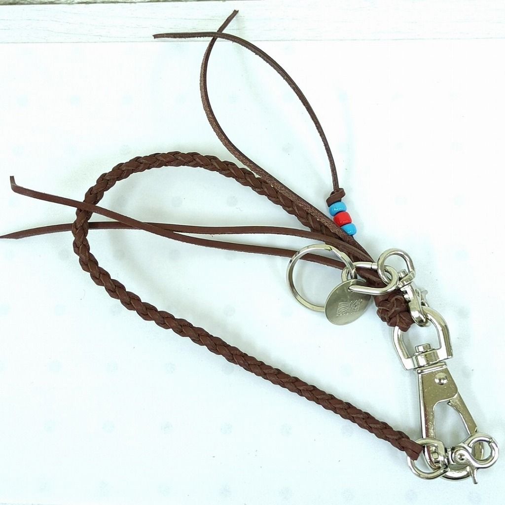 レッドムーン ウォレット ロープ レザー ウォレットチェーン ダークブラウン