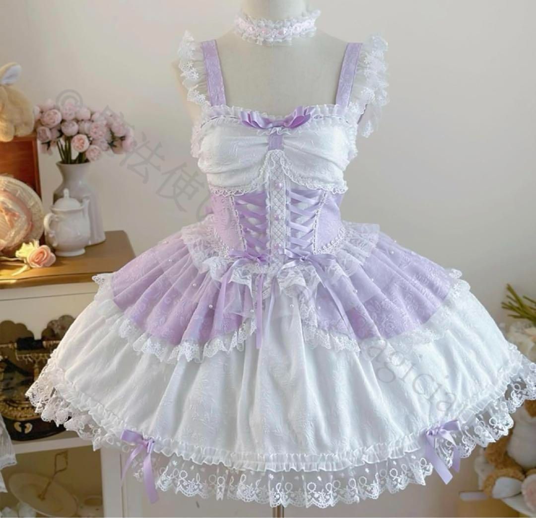 新年クリスマス用コスプレ衣装 ロリータ JSK ワンピース ゴスロリ 森