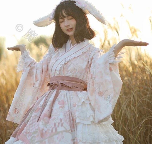 新年 用コスプレ衣装 和風 ロリータ 小春日和OPデザイン 甘ロリワンピース 秋冬向け ゆったりサイズ 和洋折衷スタイル 撮影会 お出かけ用 プレゼントにも最適