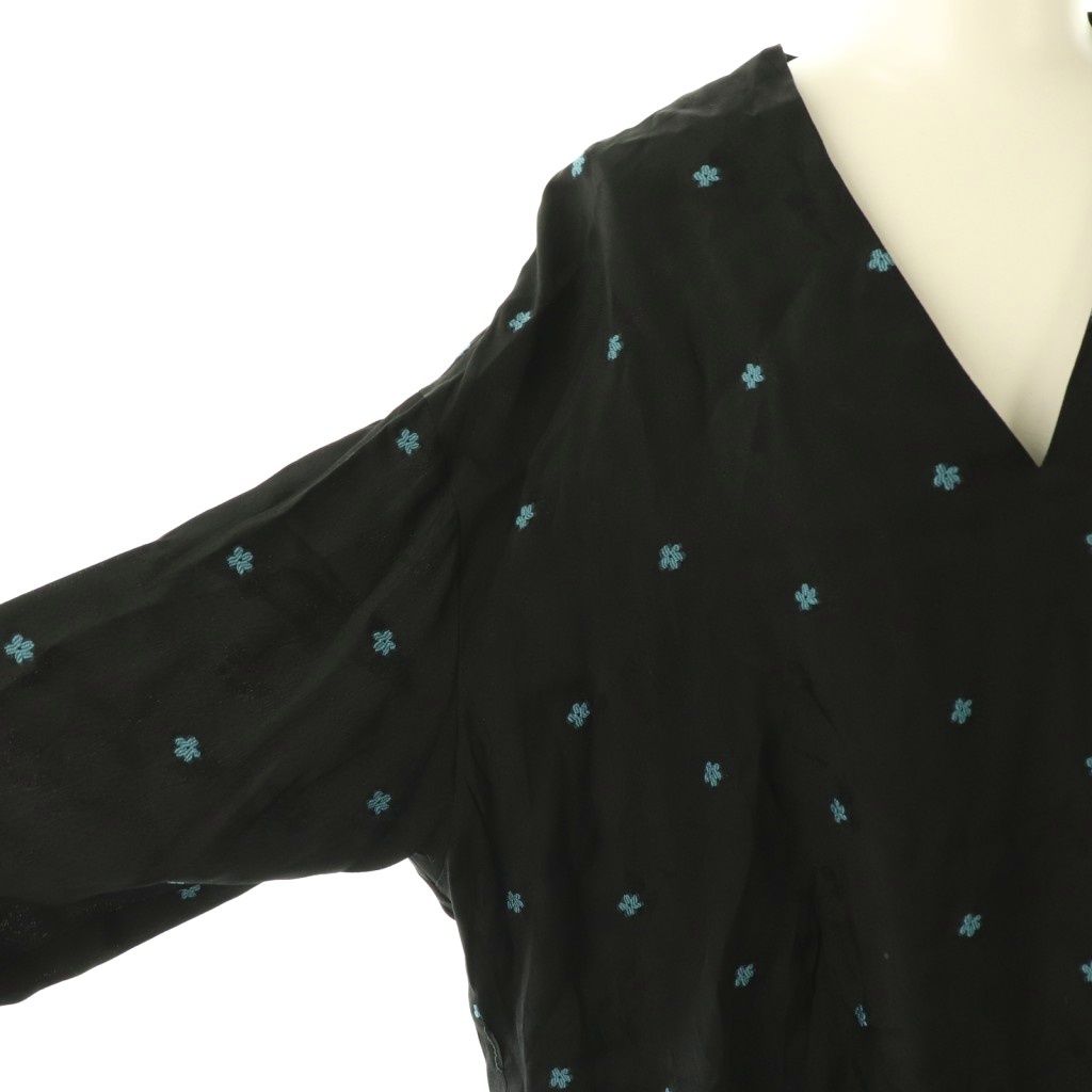 マメクロゴウチ Mame Kurogouchi 20SS フラワー ジャガード シャツ