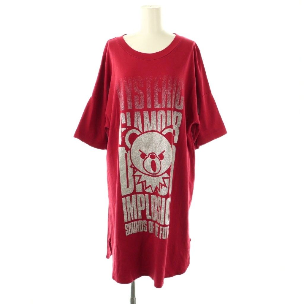 ヒステリックグラマー HYSTERIC GLAMOUR ファックベアヒスベアラメ  